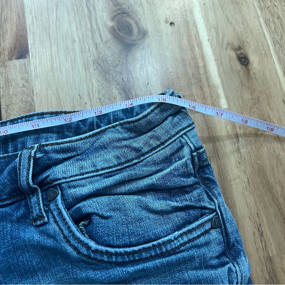 Kut From the Kloth Denim Bermuda Shorts Raw Hem Size 8 - Picture 5 of 7